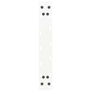 sofabordsben U-formet 2 stk. hvid 40x(30-31) cm stål