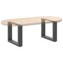 sofabordsben U-formet 2 stk. antracit 40x(30-31) cm stål