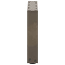 sofabordsben U-formet 2 stk. naturstål 40x(30-31) cm stål