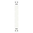 sofabordsben U-formet 2 stk. hvid 50x(30-31) cm stål