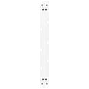 sofabordsben U-formet 2 stk. hvid 60x(30-31) cm stål