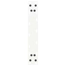 sofabordsben U-formet 2 stk. hvid 28 x (42-43) cm stål