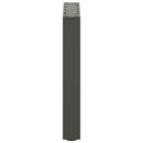 sofabordsben U-formet 2 stk. antracit 28 x (42-43) cm stål