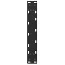 sofabordsben U-formet 2 stk. sort 38 x (42-43) cm stål