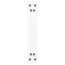sofabordsben U-formet 2 stk. hvid 38 x (42-43) cm stål