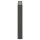 sofabordsben U-formet 2 stk. antracit 38 x (42-43) cm stål