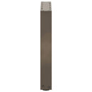 sofabordsben U-formet 2 stk. naturstål 38 x (42-43) cm stål