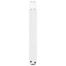 sofabordsben U-formet 2 stk. hvid 50x(42-43) cm stål