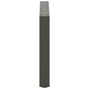 sofabordsben U-formet 2 stk. antracit 60x(42-43) cm stål