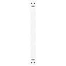 sofabordsben U-formet 2 stk. hvid 70 x (42-43) cm stål