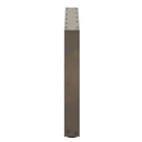 sofabordsben U-formet 2 stk. naturstål 70 x (42-43) cm stål