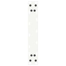 konsolbordben U-formet 2 stk. hvid 38 x (72-73) cm stål