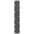 spisebordsben U-formet 2 stk. antracit 50x(72-73) cm stål