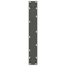 spisebordsben U-formet 2 stk. antracit 60 x (72-73) cm stål