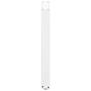 spisebordsben U-formet 2 stk. hvid 70 x (72-73) cm stål