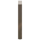 spisebordsben U-formet 2 stk. naturstål 70x(72-73) cm stål