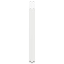 spisebordsben U-formet 2 stk. hvid 80x(72-73) cm stål