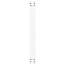 spisebordsben U-formet 2 stk. hvid 80x(72-73) cm stål