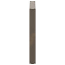 spisebordsben U-formet 2 stk. naturstål 80x(72-73) cm stål