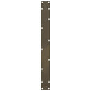 spisebordsben U-formet 2 stk. naturstål 80x(72-73) cm stål