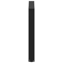 spisebordsben U-formet 2 stk. sort 90 x (72-73) cm stål