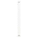 spisebordsben U-formet 2 stk. hvid 100x(72-73) cm stål