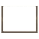 spisebordsben U-formet 2 stk. naturstål 100x(72-73) cm stål