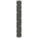 spisebordsben U-formet 3 stk. antracit 70 x (72-73) cm stål