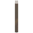 spisebordsben U-formet 3 stk. naturstål 70 x (72-73) cm stål