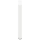 spisebordsben U-formet 3 stk. hvid 80x(72-73) cm stål