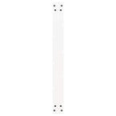 spisebordsben U-formet 3 stk. hvid 90 x (72-73) cm stål