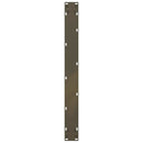 spisebordsben U-formet 3 stk. naturstål 90x(72-73) cm stål