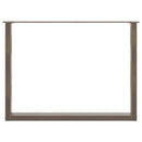 spisebordsben U-formet 3 stk. naturstål 100x(72-73) cm stål