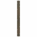 spisebordsben U-formet 3 stk. naturstål 100x(72-73) cm stål