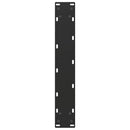 barbordsben U-formet 2 stk. sort 40x(90-91) cm stål