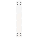 barbordsben U-formet 2 stk. hvid 40x(90-91) cm stål