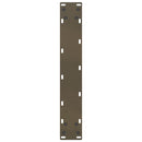 barbordsben U-formet 2 stk. naturstål 40x(90-91) cm stål