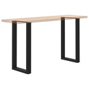 barbordsben U-formet 2 stk. sort 50x(90-91) cm stål