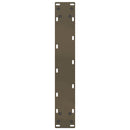 barbordsben U-formet 2 stk. naturstål 50x(90-91) cm stål
