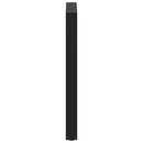barbordsben U-formet 2 stk. sort 60x(90-91) cm stål