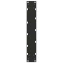 barbordsben U-formet 2 stk. sort 40x(100-101) cm stål
