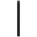 barbordsben U-formet 2 stk. sort 50x(100-101) cm stål