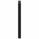 barbordsben U-formet 2 stk. sort 60x(100-101) cm stål
