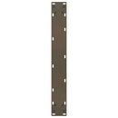 barbordsben U-formet 2 stk. naturstål 60x(100-101) cm stål
