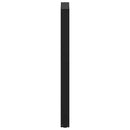 barbordsben U-formet 2 stk. sort 40x(110-111) cm stål