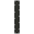 barbordsben U-formet 2 stk. sort 40x(110-111) cm stål