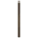 barbordsben U-formet 2 stk. naturstål 60x(110-111) cm stål