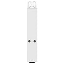 sofabordsben hvide 2 stk. 30x(30-31) cm stål