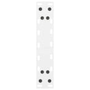 sofabordsben hvide 2 stk. 30x(30-31) cm stål