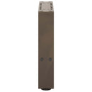 sofabordsben naturstål 2 stk. 30x(30-31) cm stål